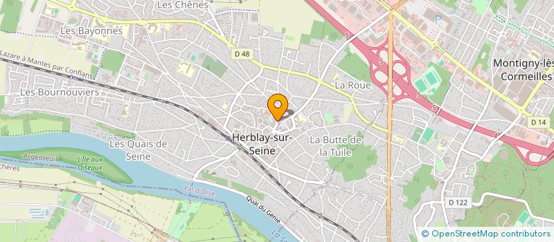 localisation de l'entreprise MONSIEUR SAMIR BENETTAYEB  HERBLAY-SUR-SEINE