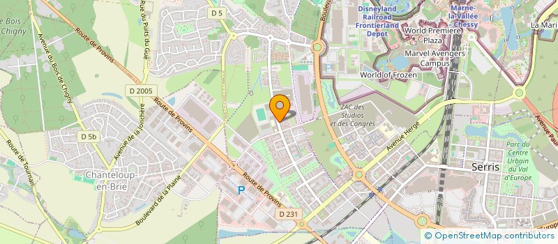 localisation de l'entreprise MONSIEUR SAMIR BENFARES  CHANTELOUP-EN-BRIE