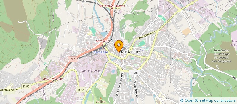 localisation de l'entreprise MONSIEUR SAMIR BENGUENNA à GARDANNE