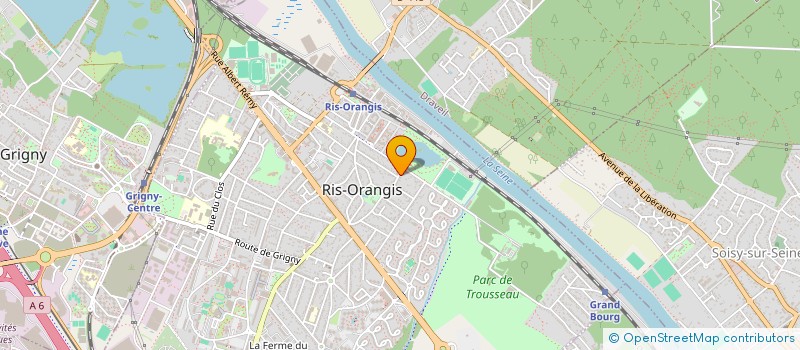 localisation de l'entreprise MONSIEUR SAMIR BENSEGHIR  RIS-ORANGIS