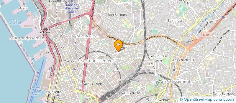 localisation de l'entreprise MONSIEUR SAMIR BENSLIMANE  MARSEILLE
