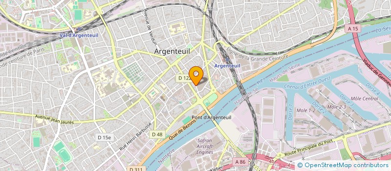 localisation de l'entreprise MONSIEUR SAMIR BENTALEB  ARGENTEUIL