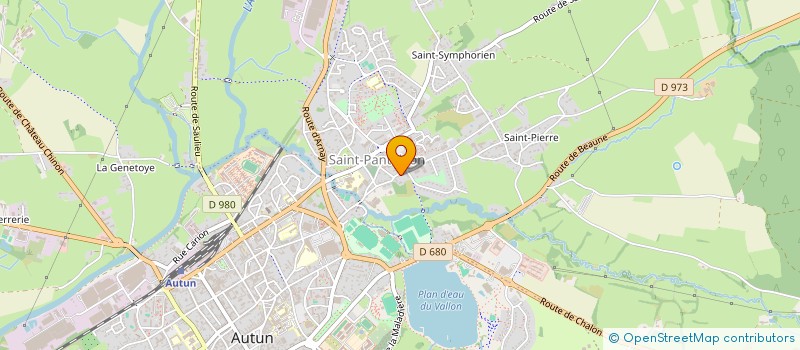 localisation de l'entreprise MONSIEUR SAMIR BENZAABAR  AUTUN