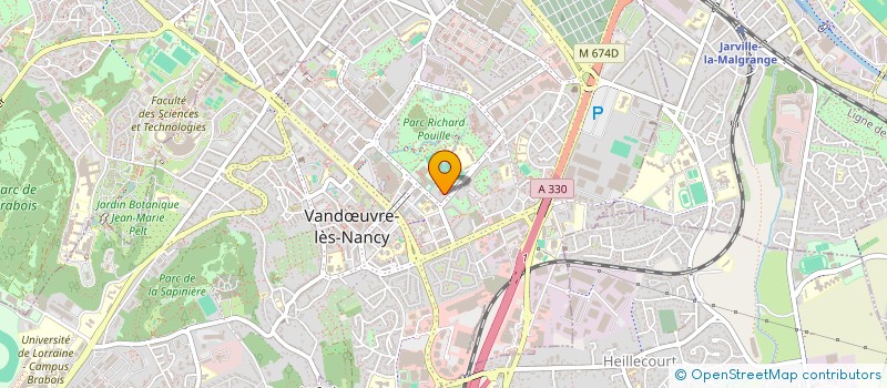 localisation de l'entreprise MONSIEUR SAMIR BENZERARI  VANDUVRE-LES-NANCY