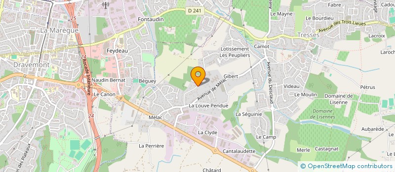 localisation de l'entreprise MONSIEUR SAMIR BERKANI  TRESSES