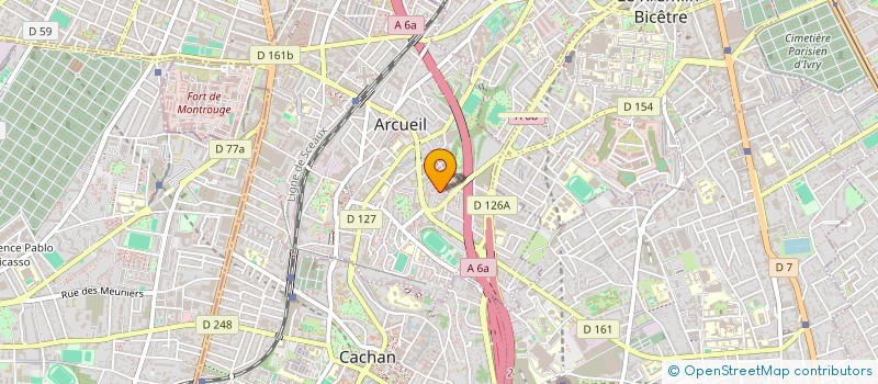 localisation de l'entreprise MONSIEUR SAMIR BERKANI  ARCUEIL