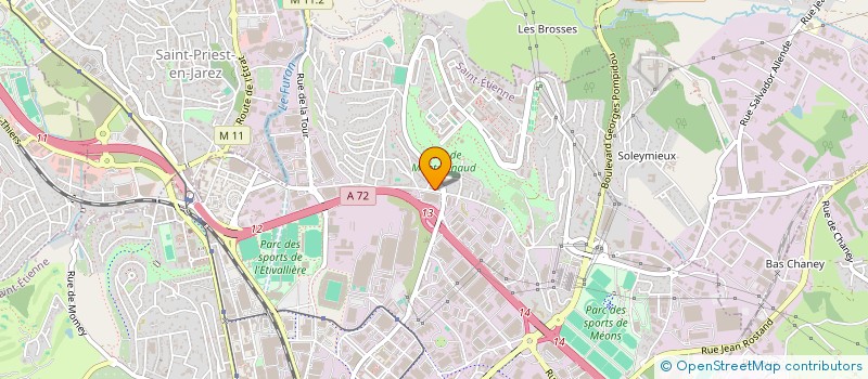 localisation de l'entreprise MONSIEUR SAMIR BESSAA  SAINT-ETIENNE