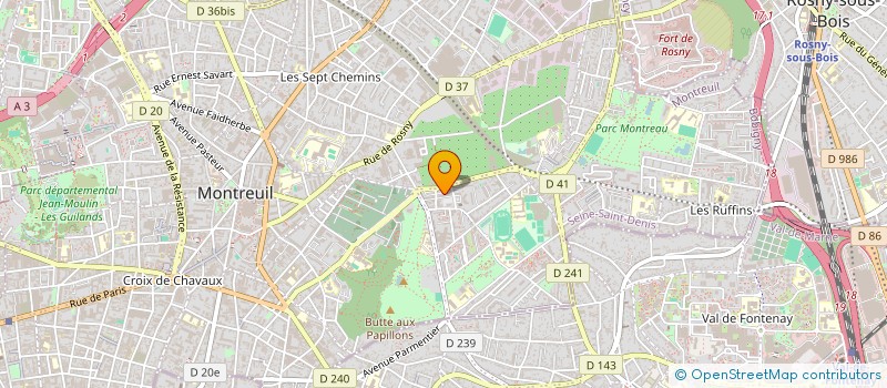 localisation de l'entreprise MONSIEUR SAMIR BEZZAOUYA  MONTREUIL