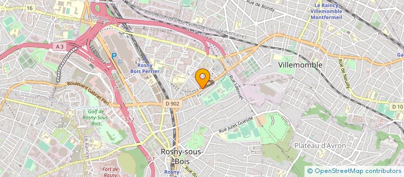 localisation de l'entreprise MONSIEUR SAMIR BOUAISSI à ROSNY-SOUS-BOIS