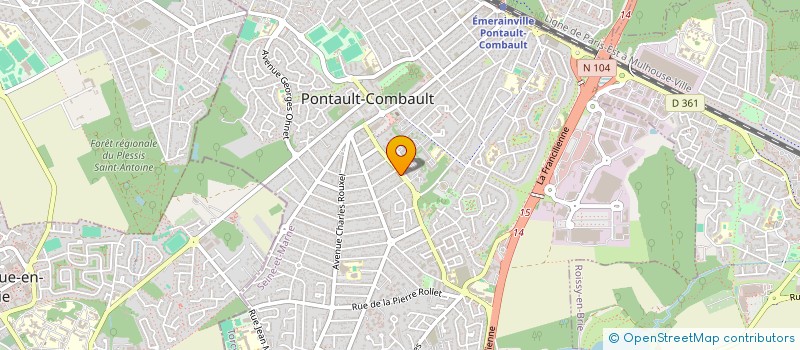 localisation de l'entreprise MONSIEUR SAMIR BOUAKKAZ à PONTAULT-COMBAULT