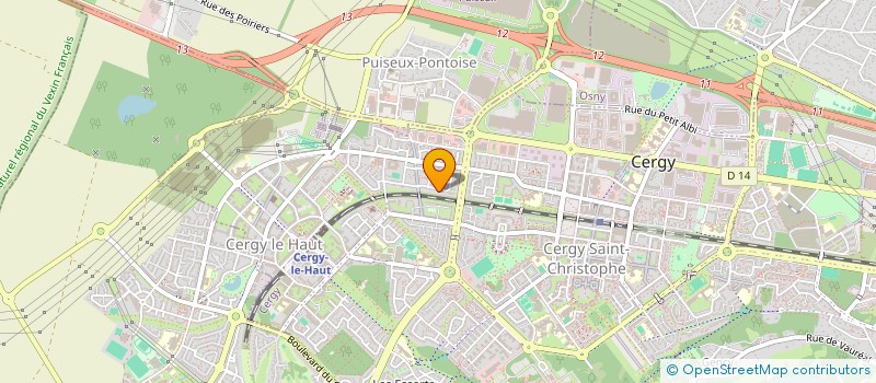 localisation de l'entreprise MONSIEUR SAMIR BOUAOUAJA  CERGY