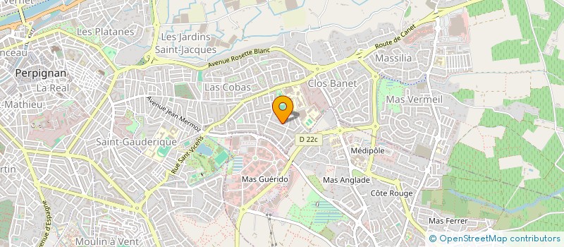 localisation de l'entreprise MONSIEUR SAMIR BOUARARA  PERPIGNAN