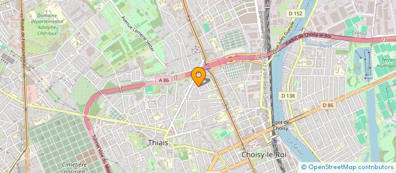 localisation de l'entreprise MONSIEUR SAMIR BOUCHEMHA  THIAIS