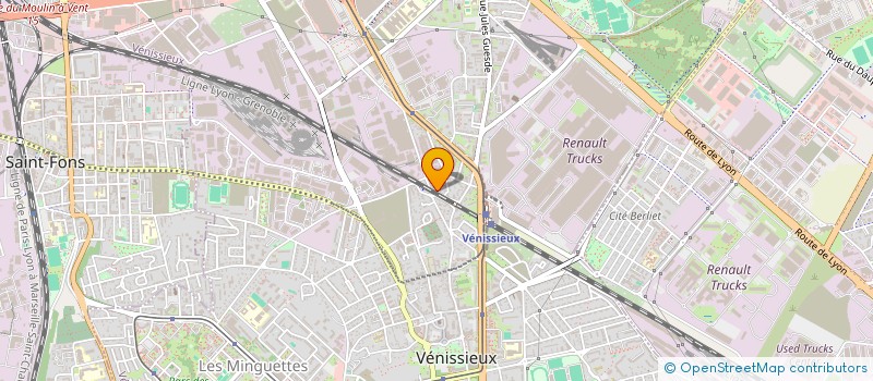 localisation de l'entreprise MONSIEUR SAMIR BOUCHERAKI  VENISSIEUX