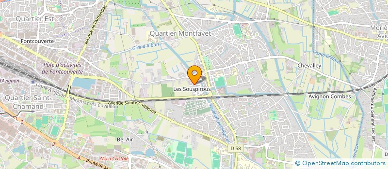 localisation de l'entreprise MONSIEUR SAMIR BOUCHRIF  AVIGNON