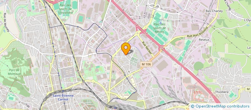 localisation de l'entreprise MONSIEUR SAMIR BOUDANA à SAINT-ETIENNE