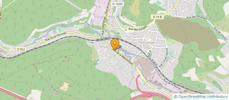 localisation de l'entreprise MONSIEUR SAMIR BOUDELIOU  KNUTANGE