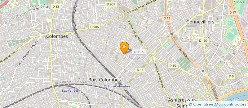 localisation de l'entreprise MONSIEUR SAMIR BOUDJEMIA à BOIS-COLOMBES