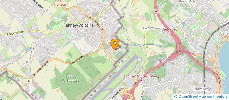 localisation de l'entreprise MONSIEUR SAMIR BOUGHABA à FERNEY-VOLTAIRE