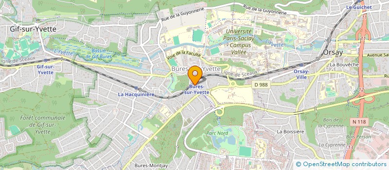 localisation de l'entreprise MONSIEUR SAMIR BOUGHABA à BURES-SUR-YVETTE