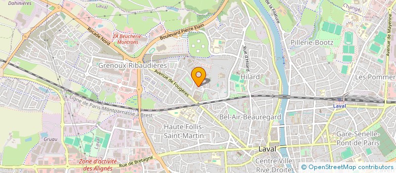 localisation de l'entreprise MONSIEUR SAMIR BOUGHEZRAOUNE à LAVAL
