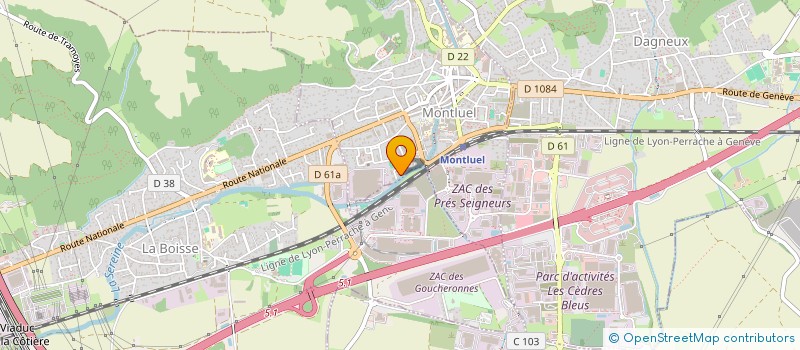 localisation de l'entreprise MONSIEUR SAMIR BOUKBIZA  MONTLUEL