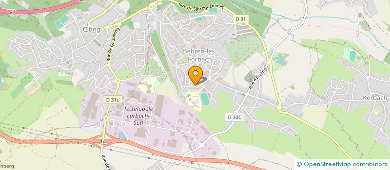 localisation de l'entreprise MONSIEUR SAMIR BOULHILAT  BEHREN-LES-FORBACH