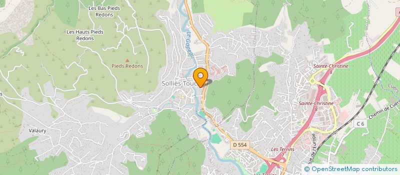 localisation de l'entreprise MONSIEUR SAMIR BOURIMI  SOLLIES-TOUCAS