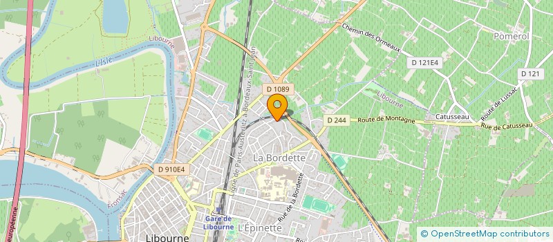 localisation de l'entreprise MONSIEUR SAMIR BOUSSEADEN  LIBOURNE