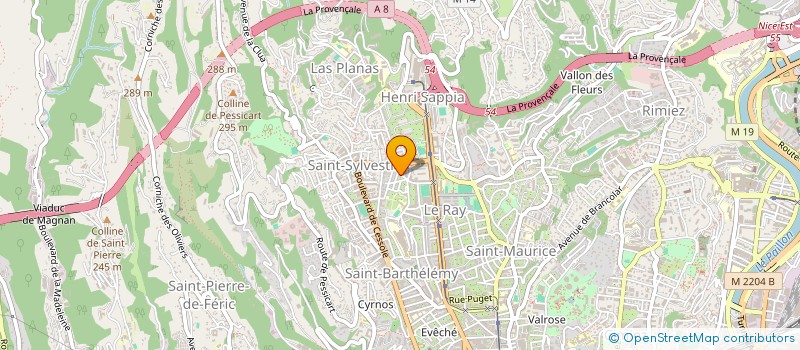 localisation de l'entreprise MONSIEUR SAMIR BOUTAHAR  NICE