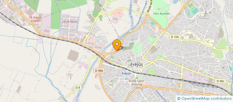 localisation de l'entreprise MONSIEUR SAMIR BOUVIER à FREJUS