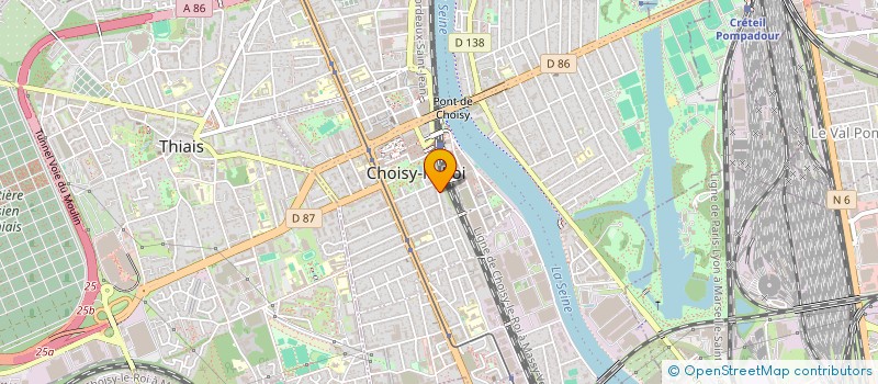 localisation de l'entreprise MONSIEUR SAMIR BOUZOUMITA à CHOISY-LE-ROI