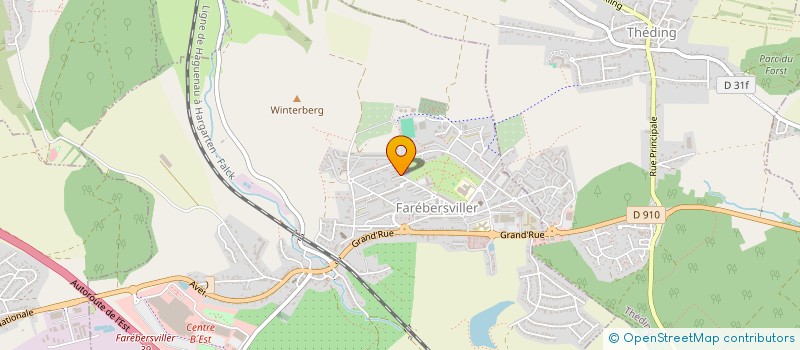 localisation de l'entreprise MONSIEUR SAMIR BRAHMIA  FAREBERSVILLER