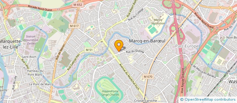 localisation de l'entreprise MONSIEUR SAMIR CARLIER à MARCQ-EN-BARŒUL