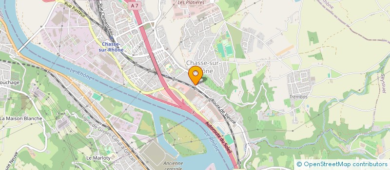 localisation de l'entreprise MONSIEUR SAMIR CHAGRAOUI  CHASSE-SUR-RHONE