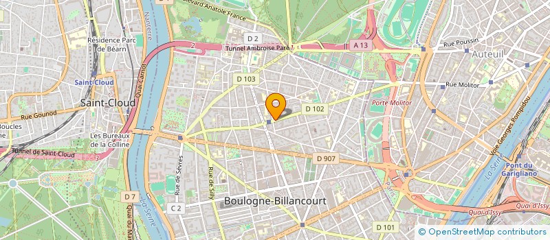 localisation de l'entreprise MONSIEUR SAMIR CHAOUI EL KAAMOUSSI à BOULOGNE-BILLANCOURT