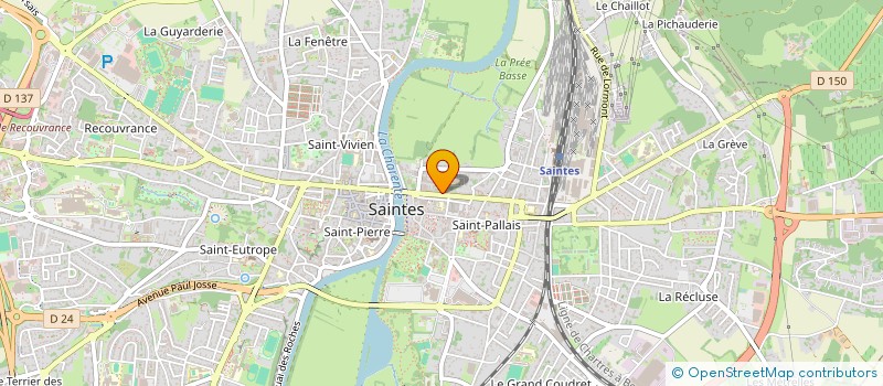 localisation de l'entreprise MONSIEUR SAMIR CHEBLI  SAINTES