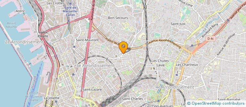 localisation de l'entreprise MONSIEUR SAMIR CHELLI à MARSEILLE