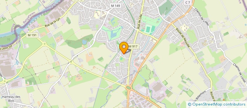 localisation de l'entreprise MONSIEUR SAMIR CHIGRI  HALLUIN