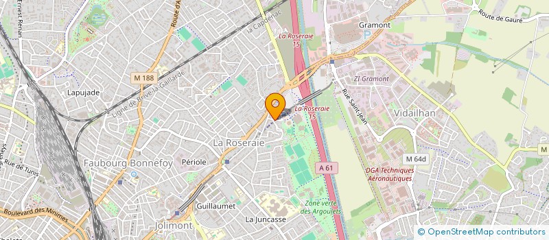 localisation de l'entreprise MONSIEUR SAMIR CHOUAKRIA à TOULOUSE