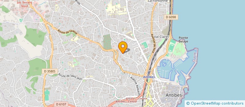 localisation de l'entreprise MONSIEUR SAMIR CHOUIKHA  ANTIBES