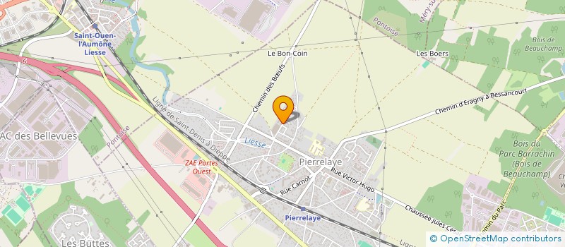 localisation de l'entreprise MONSIEUR SAMIR CHOUKRI à PIERRELAYE