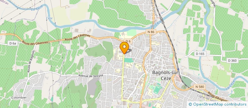 localisation de l'entreprise MONSIEUR SAMIR DAHRE à BAGNOLS-SUR-CEZE