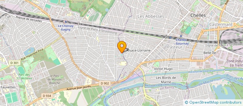 localisation de l'entreprise MONSIEUR SAMIR DARI  CHELLES