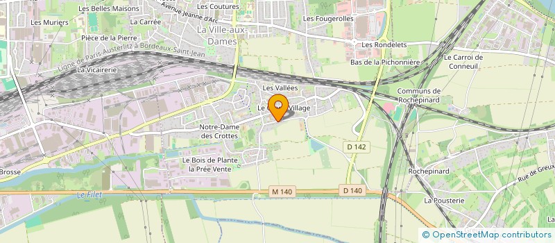 localisation de l'entreprise MONSIEUR SAMIR DERKAOUI  LA VILLE-AUX-DAMES