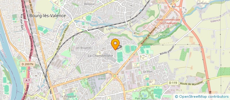 localisation de l'entreprise MONSIEUR SAMIR DERRAR  VALENCE