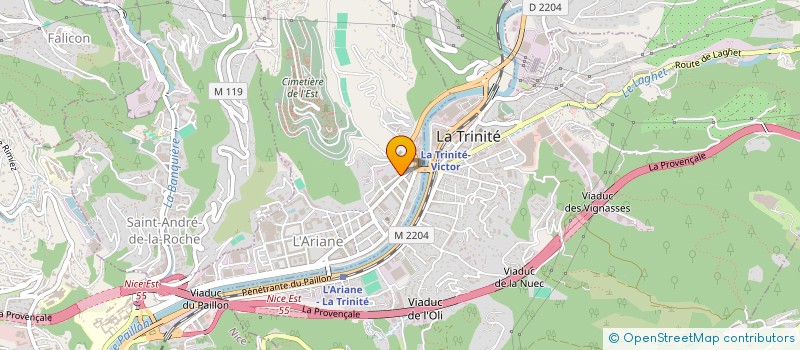 localisation de l'entreprise MONSIEUR SAMIR DHIB à NICE