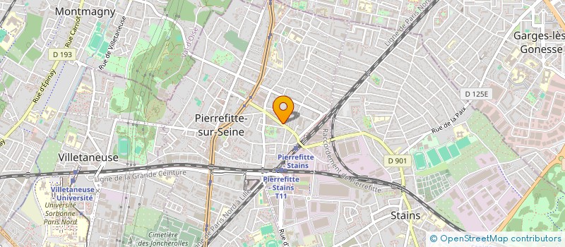 localisation de l'entreprise MONSIEUR SAMIR DJABALI à PIERREFITTE-SUR-SEINE