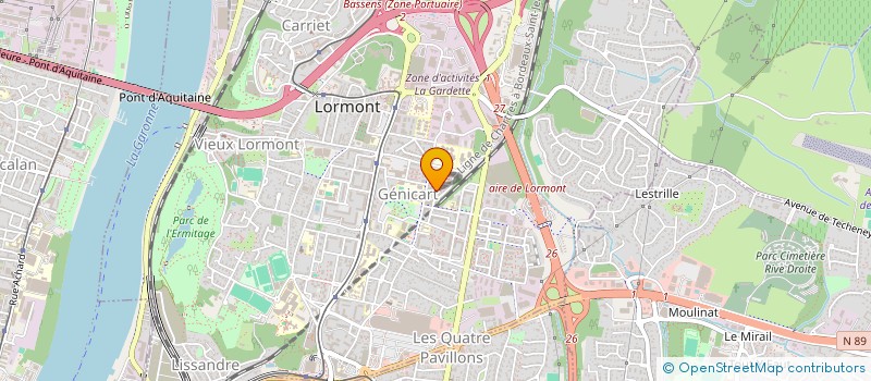 localisation de l'entreprise MONSIEUR SAMIR DJELLIL  LORMONT