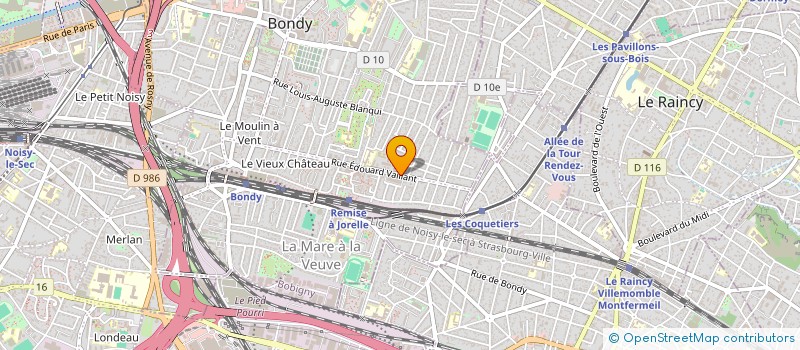 localisation de l'entreprise MONSIEUR SAMIR DJEMANI à BONDY